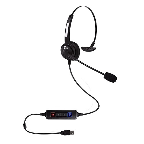 Headset USB VoIP HTU-300 Top Use Tubo de Voz Flexvel