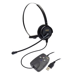 Adaptador de udio Digital USB DH-50 Zox DS-50 com Headset HZ30