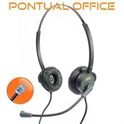 Fone Headset HZ-30D Zox Duplo Auricular - Biauricular