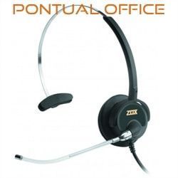 Fone Headset HZ-50 Zox Mono Auricular - Tubo de Voz Removivel