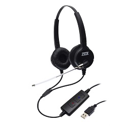 Headset USB DH-80TD Zox com Headset HZ-80D