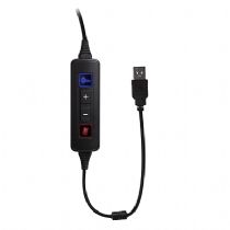 Headset USB VoIP HTU-300 Top Use Tubo de Voz Flex�vel