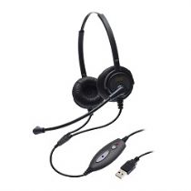 Headset USB DH-60D Zox com Headset HZ-30 Duplo Auricular