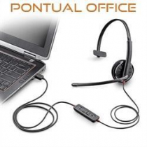 Fone Headset Plantronics USB Blackwire C3210-C