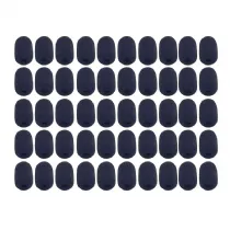 KIT COM 50 PROTETOR EM ESPUMA PARA MICROFONE DE HEADSET DE TELEMARKETING