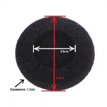 Protetor Auricular em Espuma para Headset de Telemarketing